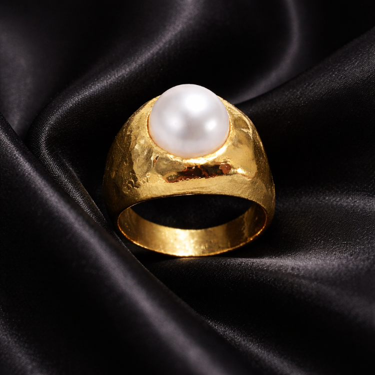 Pearl Signet Ring