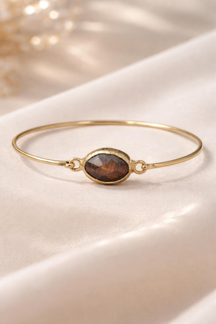 Aurelia Smoky Quartz Bangle