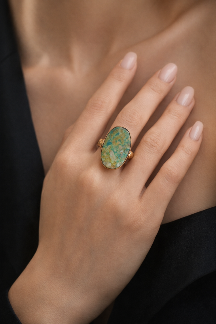 Verde Relic Statement Ring