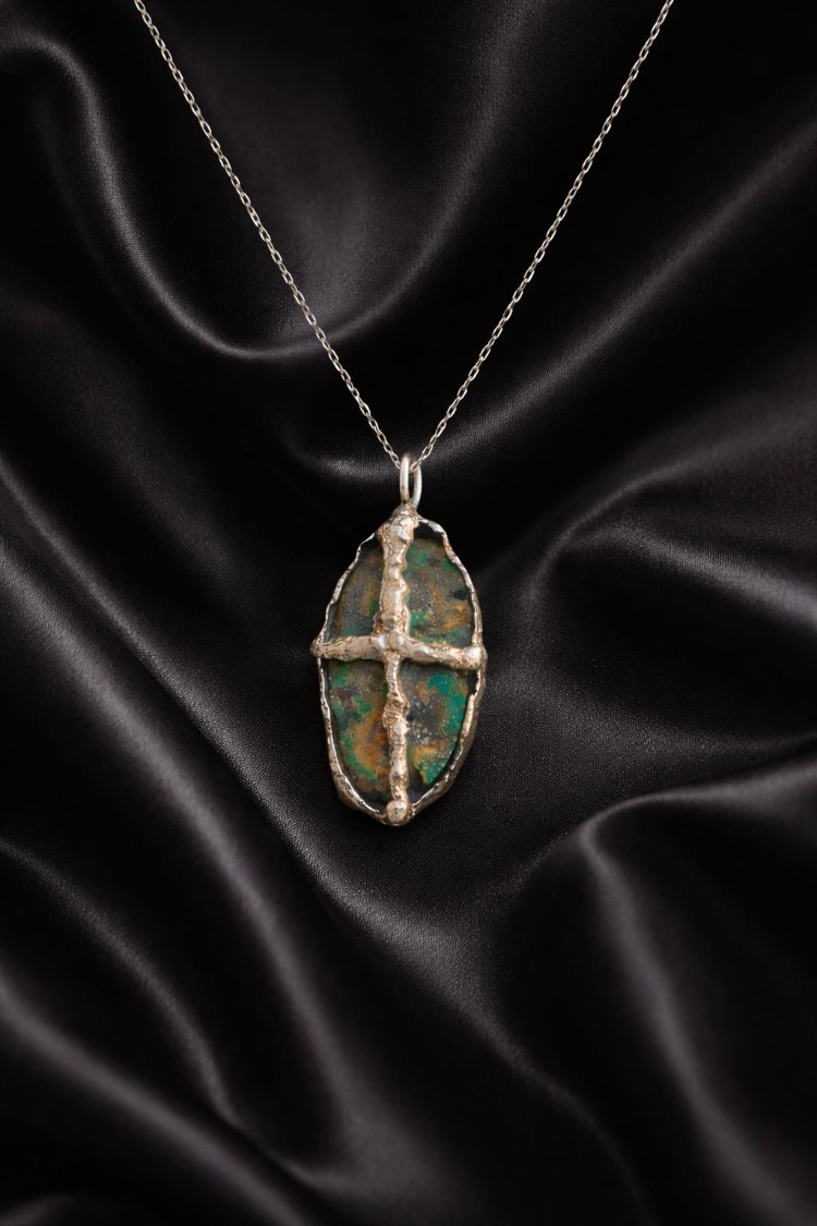Cross Turquoise Talisman