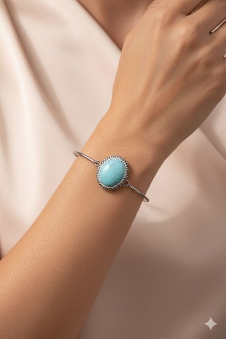 Lumière Turquoise Bangle