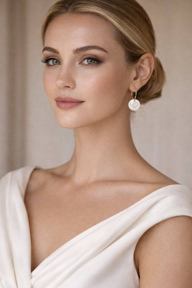 Lumière Pearl Hoops