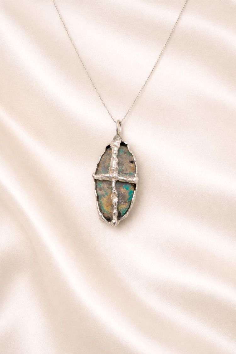 Cross Turquoise Talisman