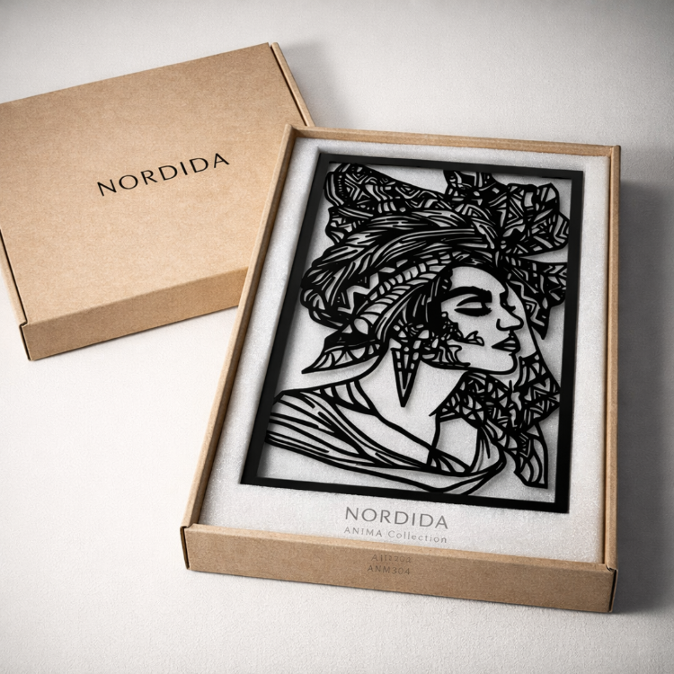 NORDIDA Zen Kadın Metal Duvar Tablosu – ANİMA Collection | ANM304