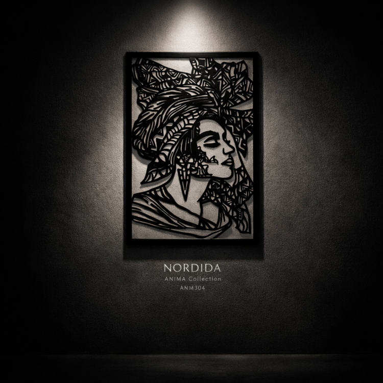 NORDIDA Zen Kadın Metal Duvar Tablosu – ANİMA Collection | ANM304