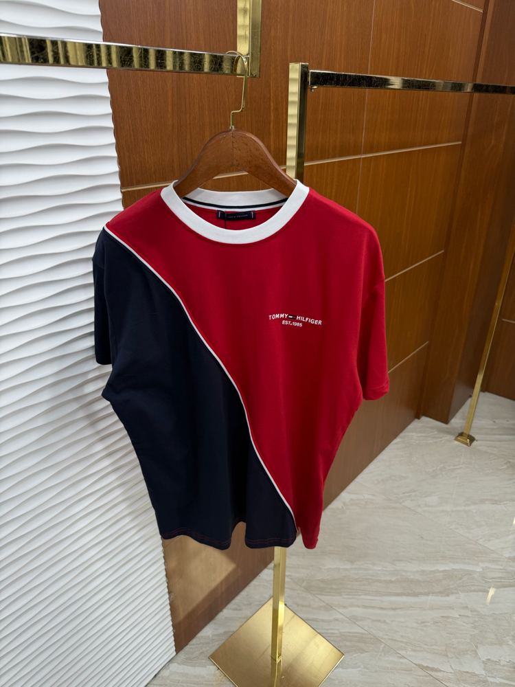 Tommy Parçalı İthal Tişört