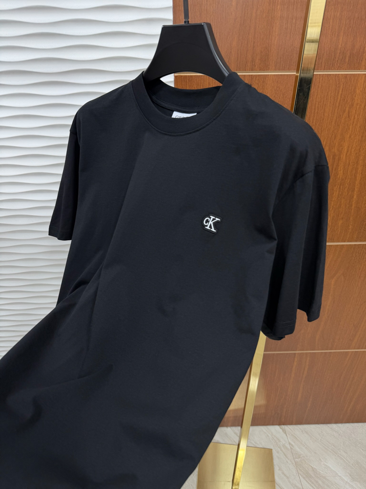 Calvin Klein Bel Baskılı 2 İthal Siyah Tişört