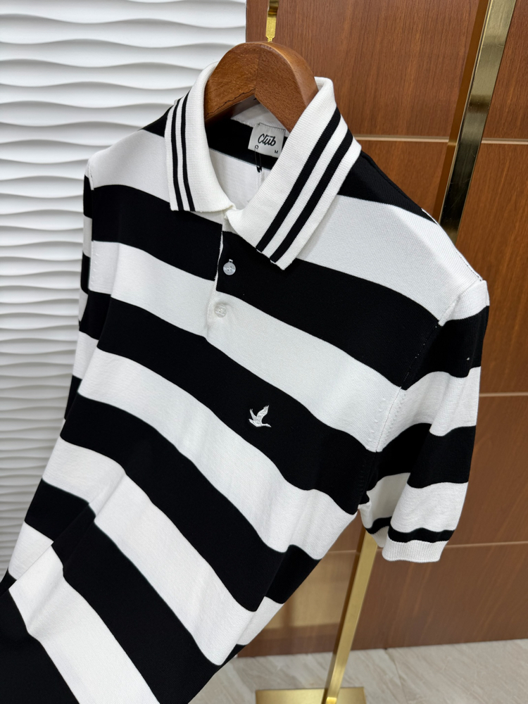 Beymen Club Siyah/Beyaz Çizgili Triko
