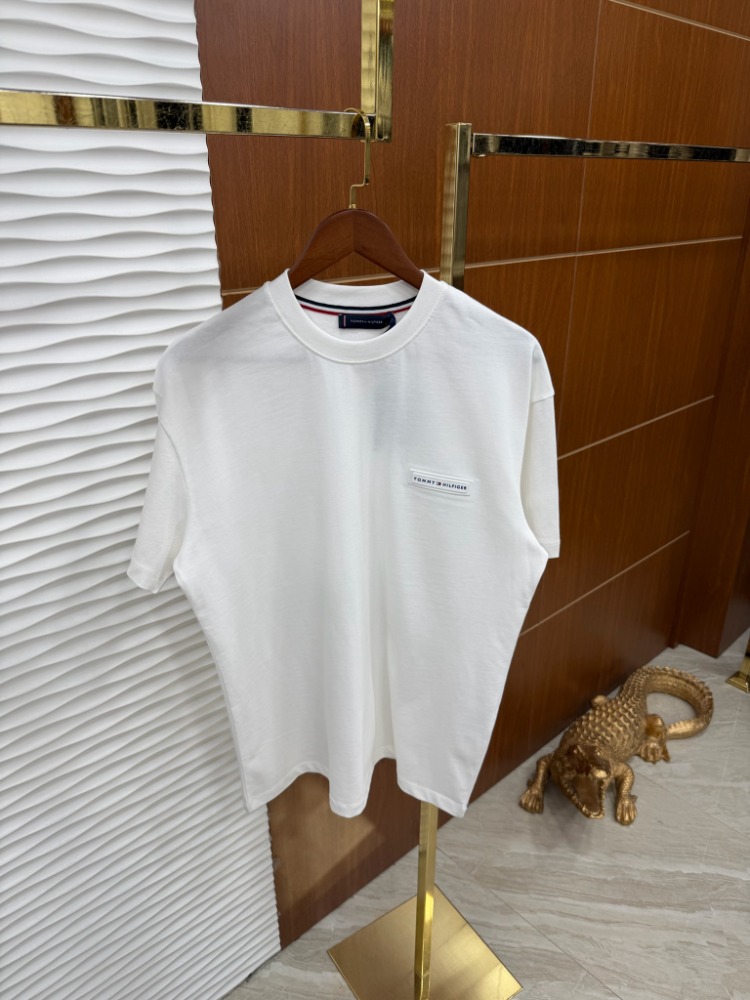 Tommy Küçük Baskı İthal Beyaz Tişört