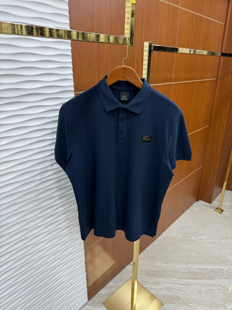 Armani Exchange Lacivert Polo Yaka