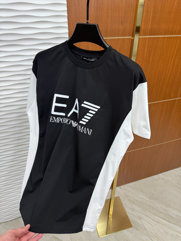 EA7 Eklemeli İthal Siyah Tişört