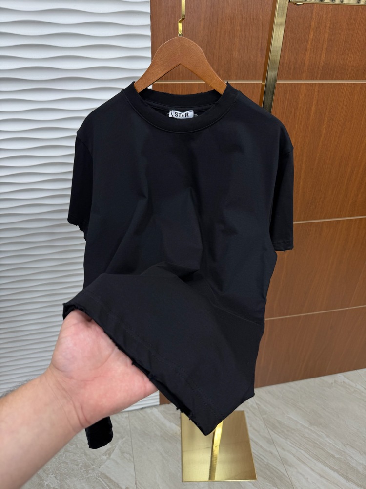 Golden Goose Basic İthal Siyah Tişört