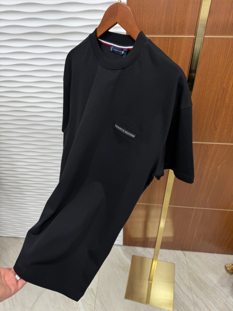 Tommy Küçük Baskı İthal Siyah Tişört