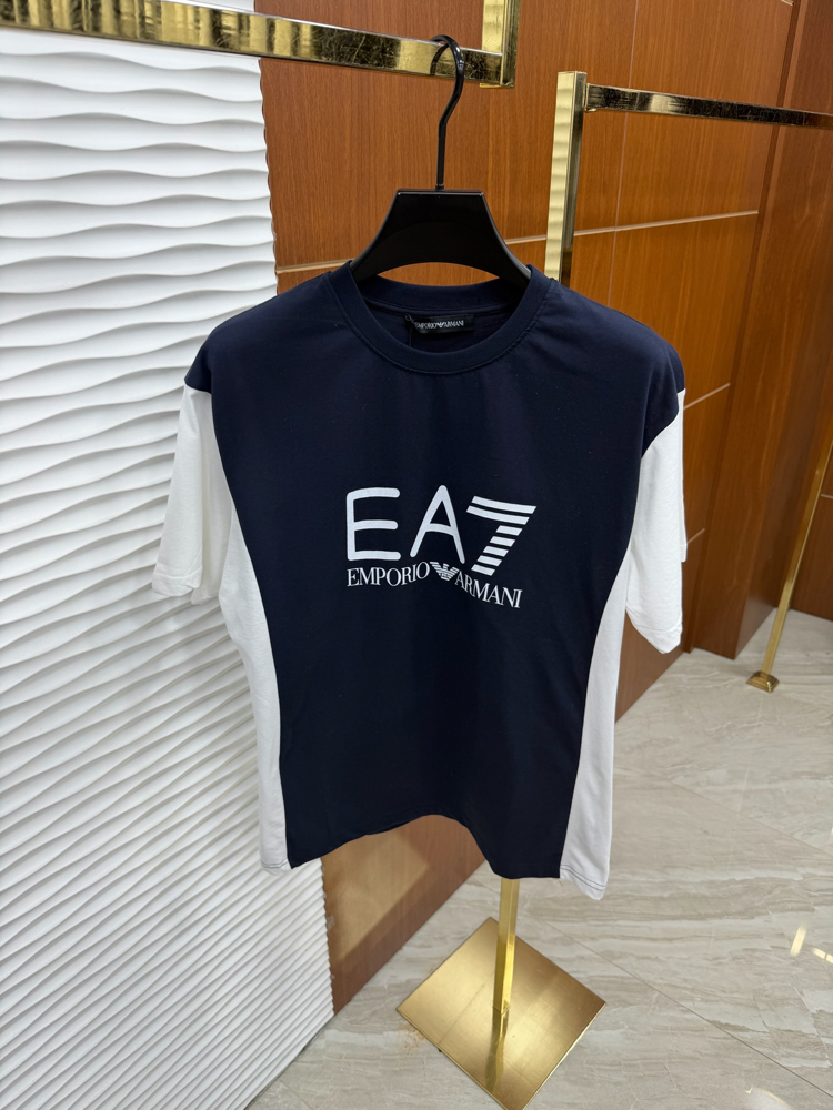 EA7 Eklemeli İthal Lacivert Tişört