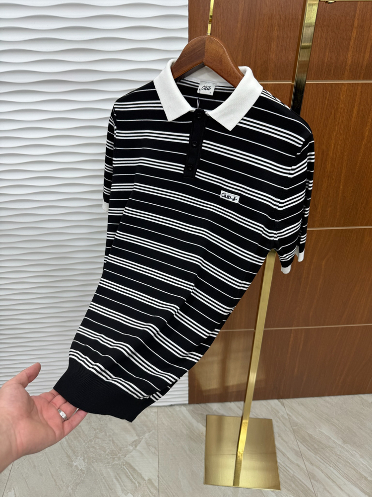Beymen Club Çizgili Siyah Beyaz İthal Triko