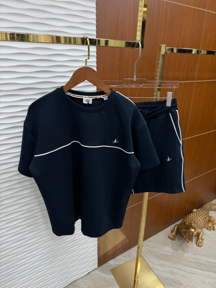 Beymen Club Şeritli Lacivert Yazlık Takım