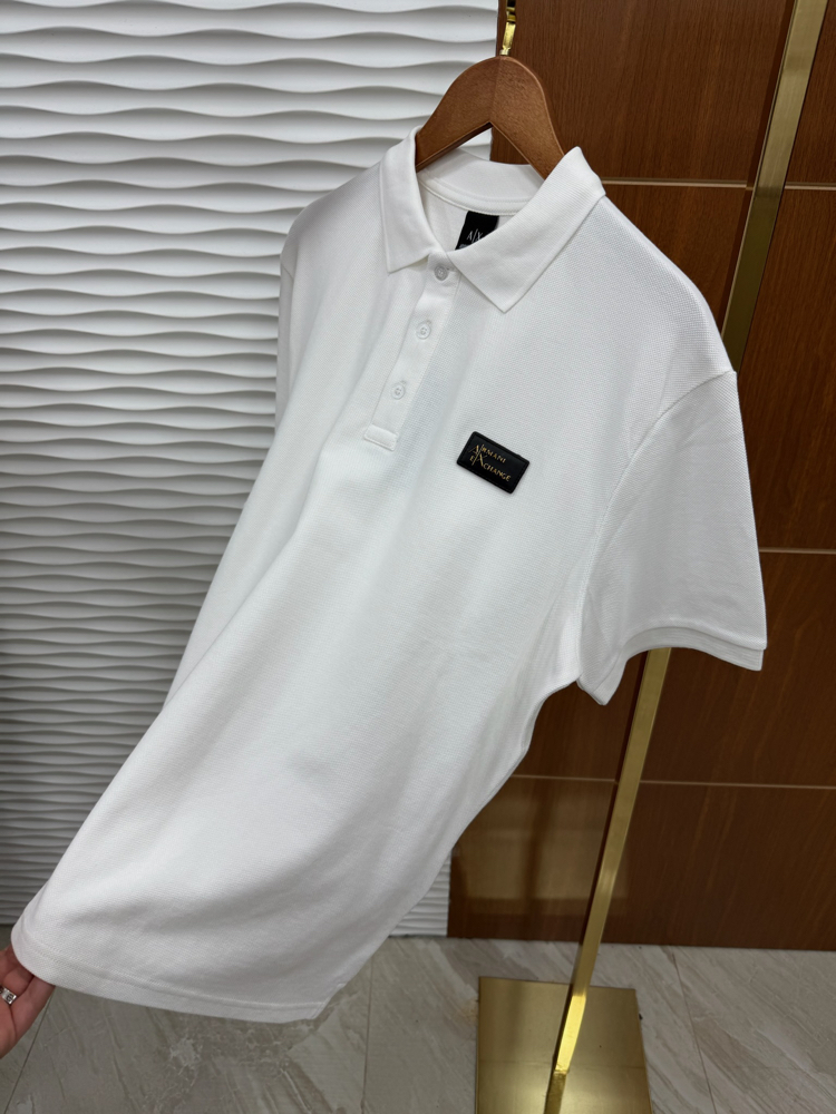 Armani Exchange Beyaz Polo Yaka