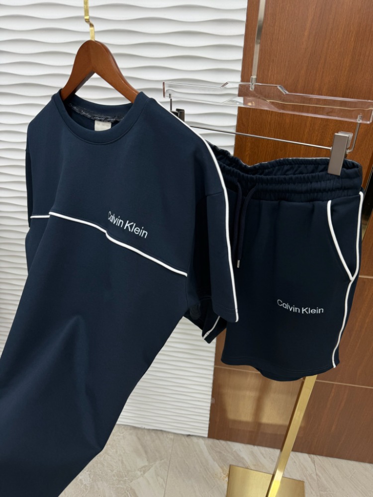 Calvin Klein Lastikli Lacivert Yazlık Takım