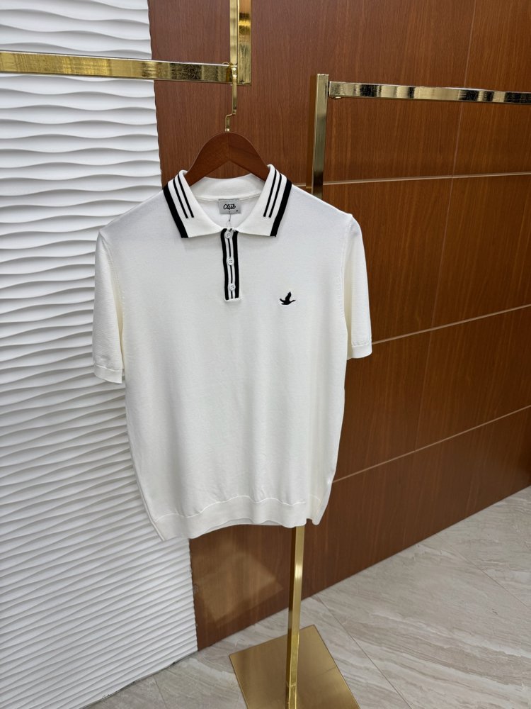 Beymen Club Yaka Çizgili Beyaz İthal Tişört