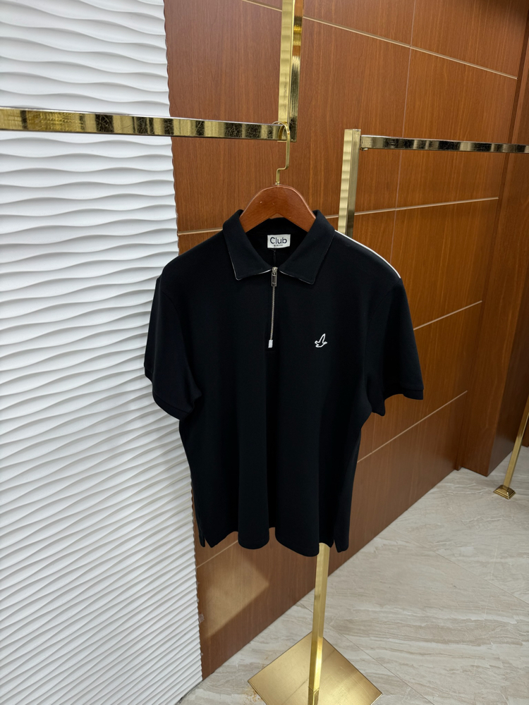 Beymen Club Yaka Detaylı İthal Siyah Polo Yaka
