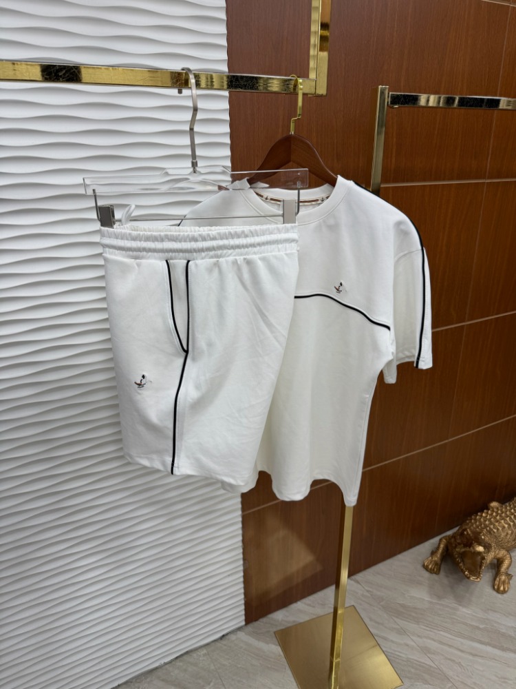Beymen Club Şeritli Beyaz Yazlık Takım