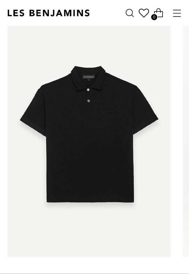 Les Benjamins Siyah Polo Yaka