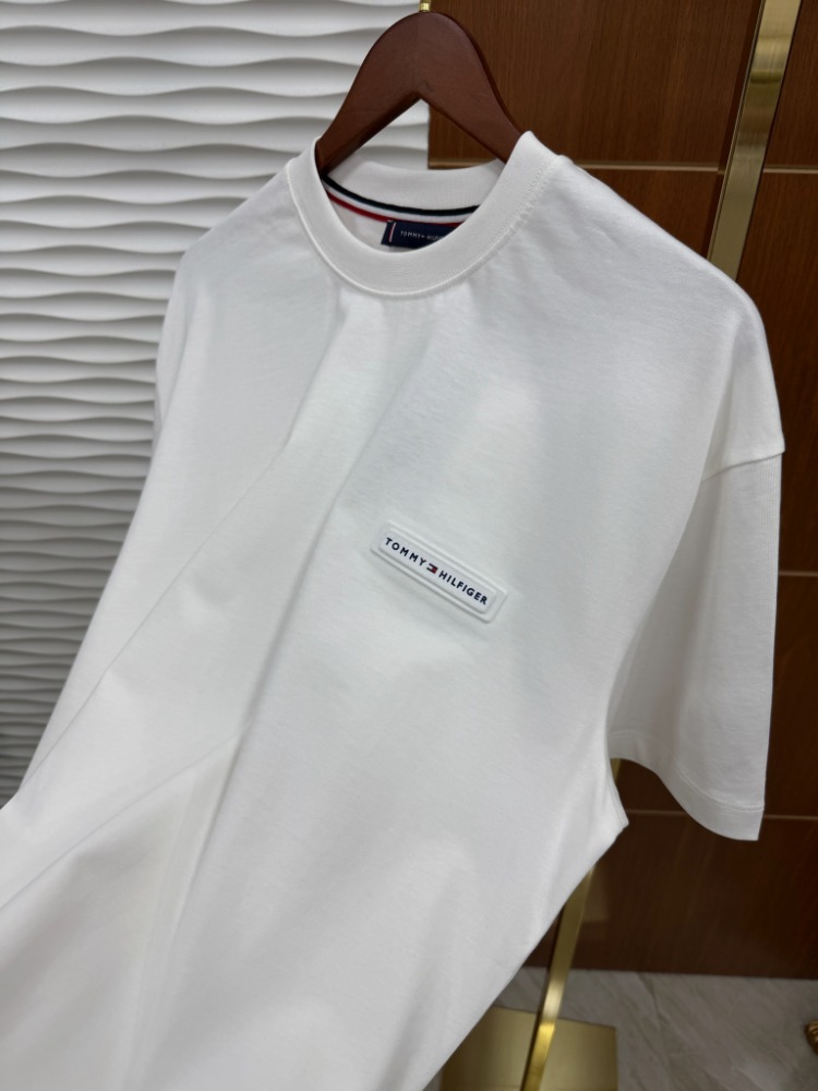 Tommy Küçük Baskı İthal Beyaz Tişört