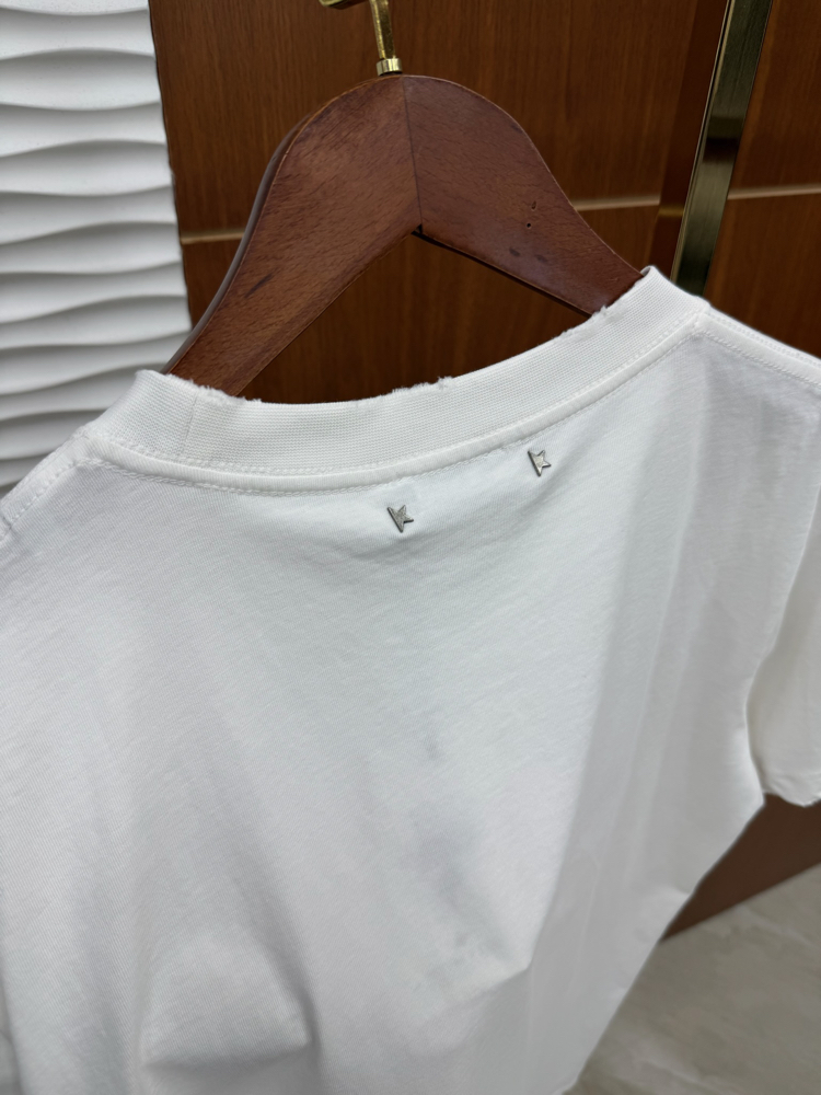 Golden Goose Basic İthal Beyaz Tişört