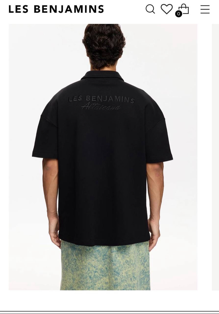 Les Benjamins Siyah Polo Yaka