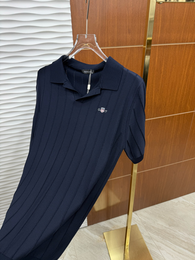 Gant Düz Çizgili İthal Triko Polo Yaka