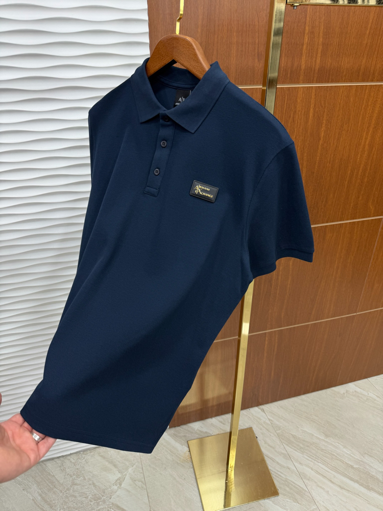 Armani Exchange Lacivert Polo Yaka