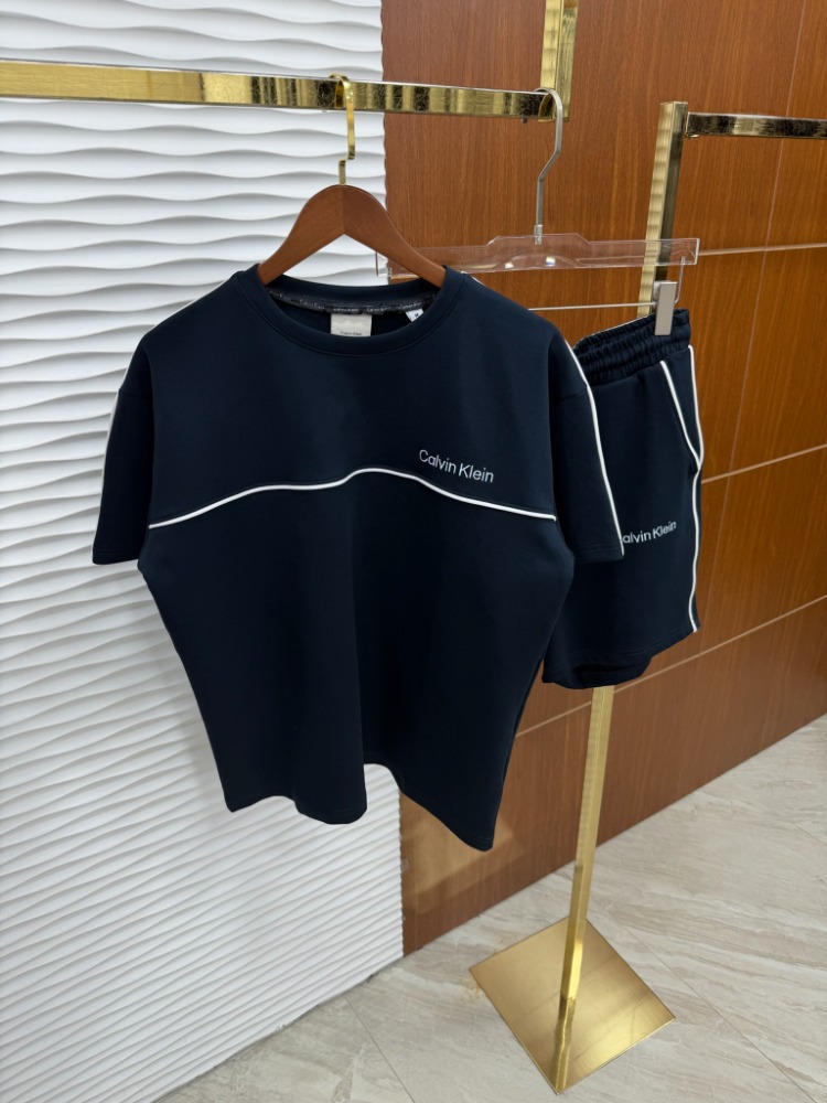 Calvin Klein Lastikli Lacivert Yazlık Takım