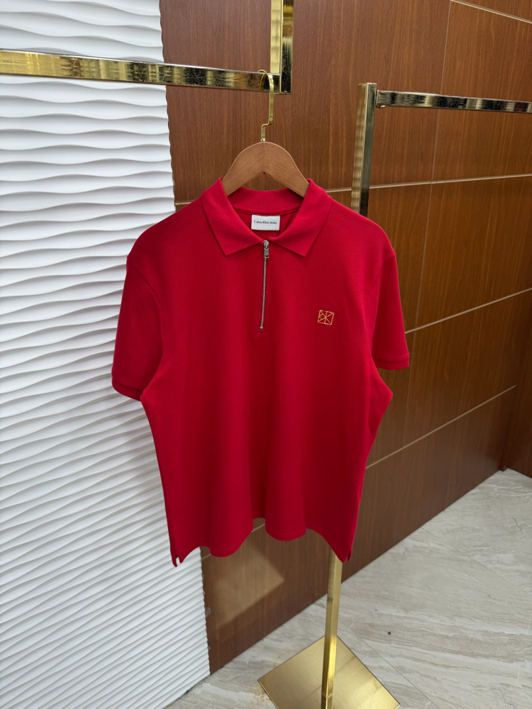 Calvin Küçük Logo İthal Kırmızı Tişört