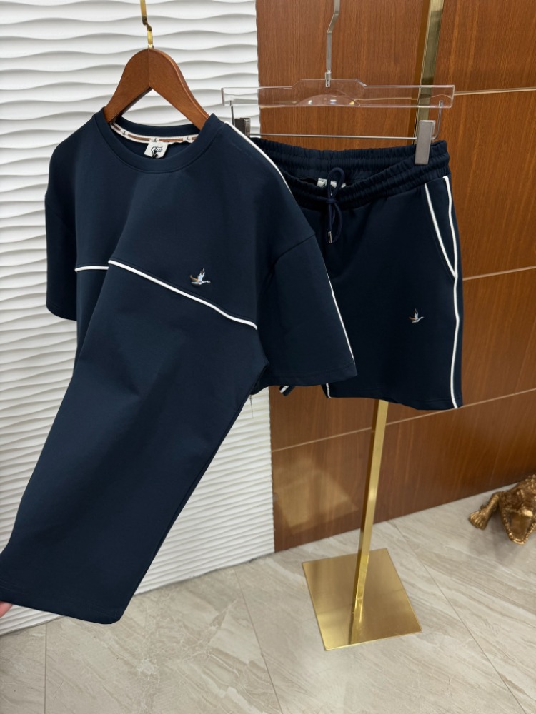 Beymen Club Şeritli Lacivert Yazlık Takım