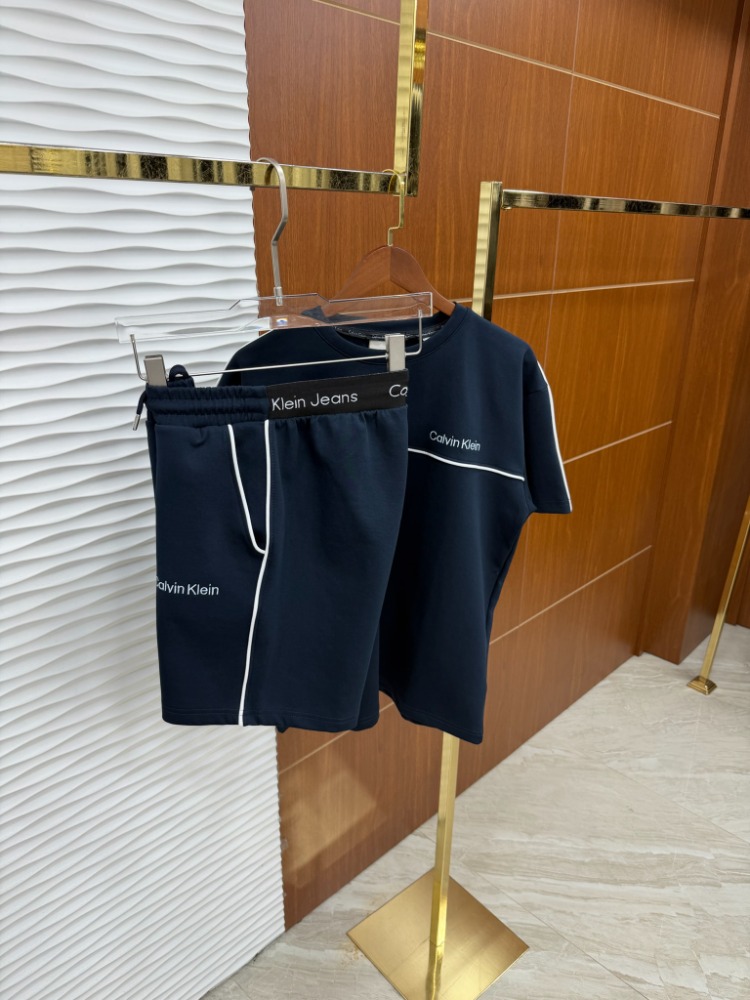 Calvin Klein Lastikli Lacivert Yazlık Takım