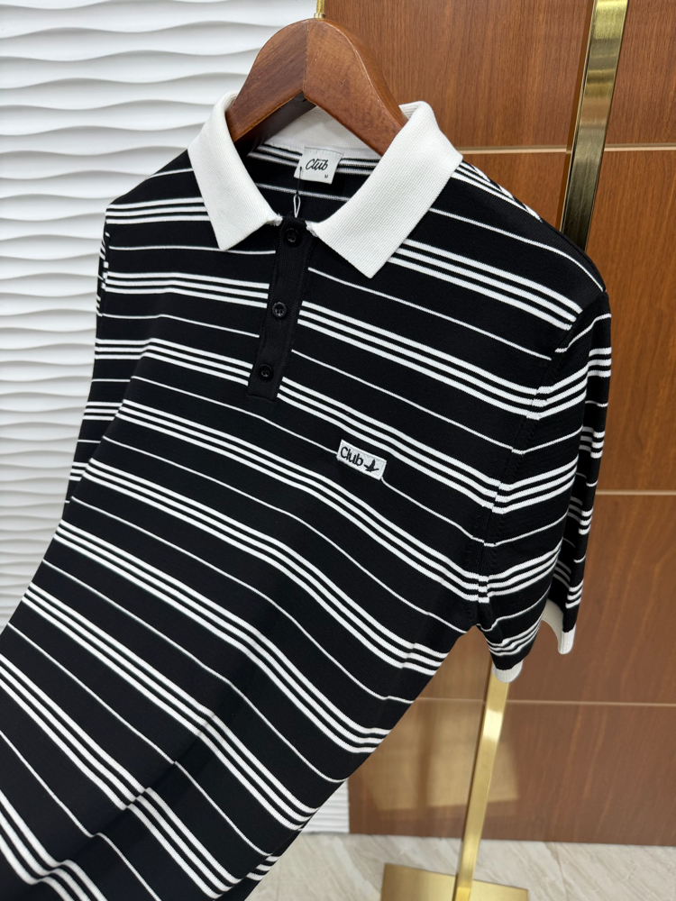 Beymen Club Çizgili Siyah Beyaz İthal Triko