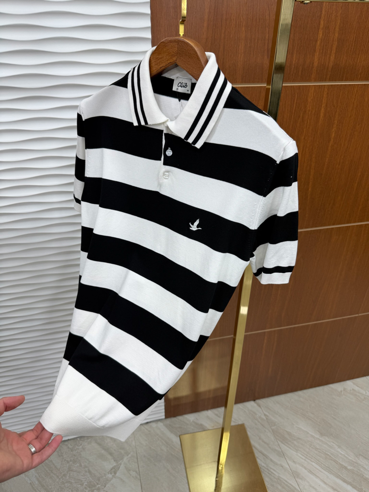Beymen Club Siyah/Beyaz Çizgili Triko