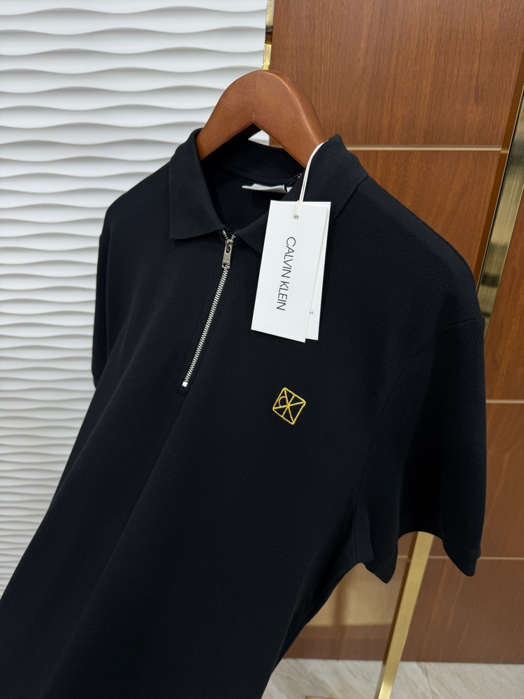 Calvin Küçük Logo İthal Siyah Tişört
