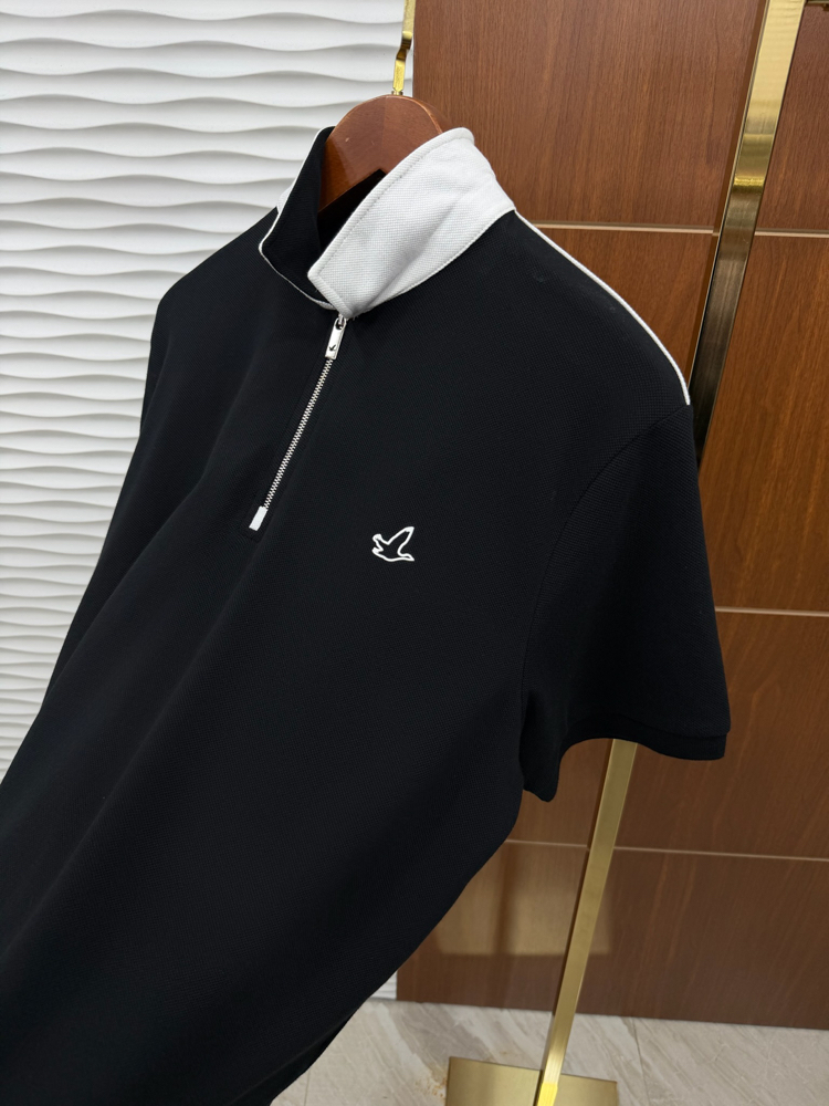 Beymen Club Yaka Detaylı İthal Siyah Polo Yaka