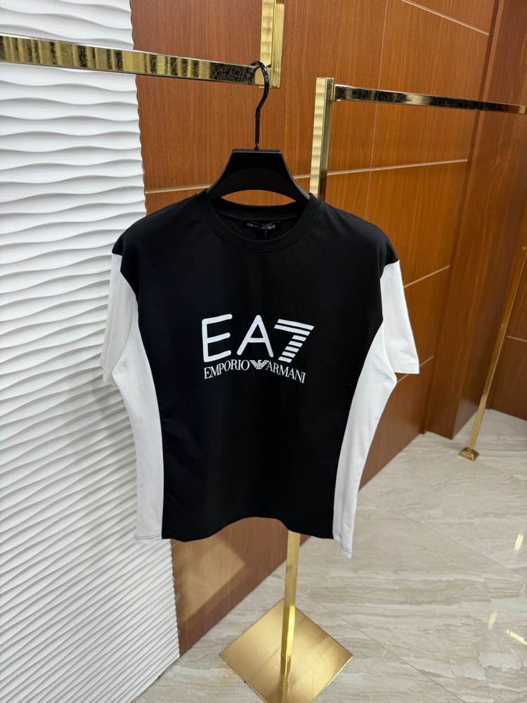 EA7 Eklemeli İthal Siyah Tişört