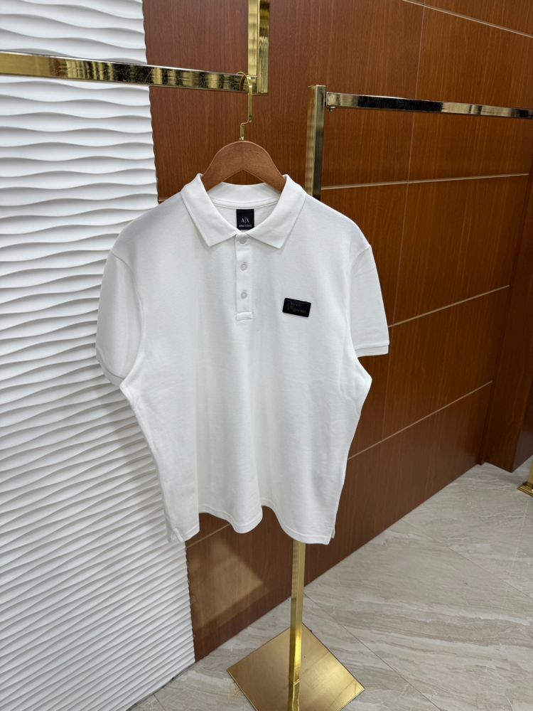 Armani Exchange Beyaz Polo Yaka