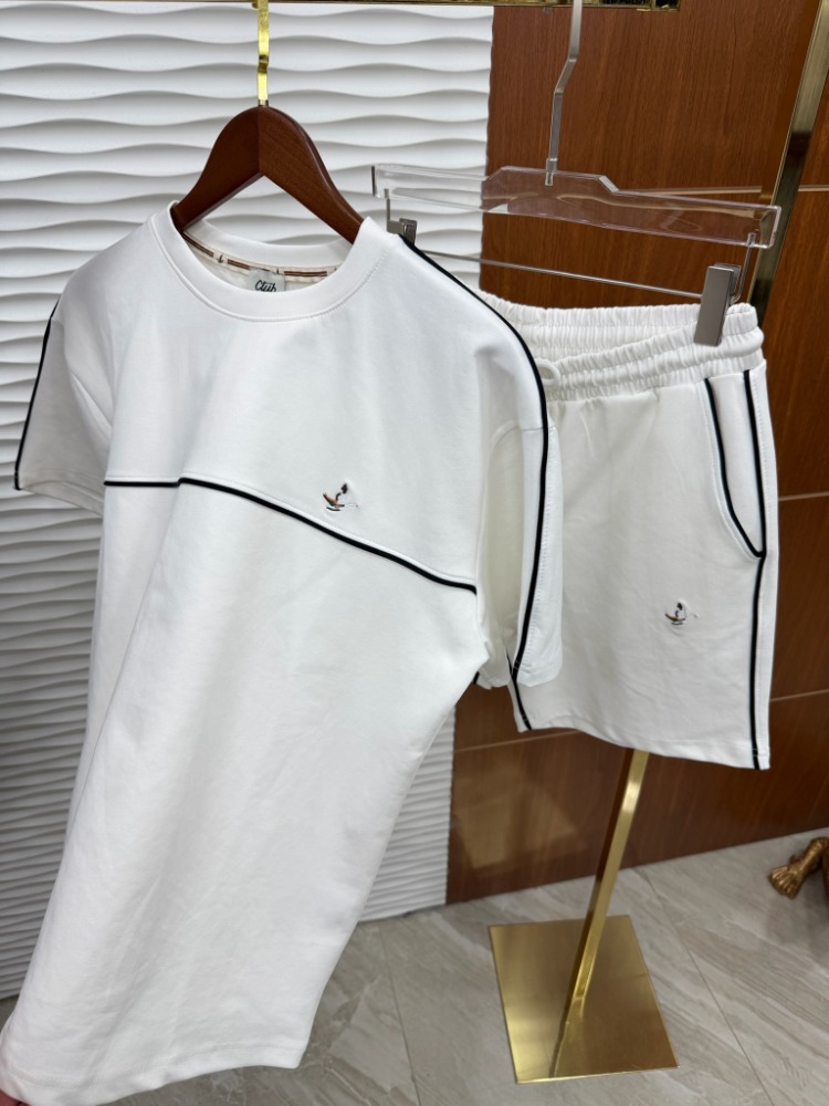Beymen Club Şeritli Beyaz Yazlık Takım