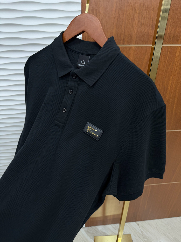 Armani Exchange Siyah Polo Yaka