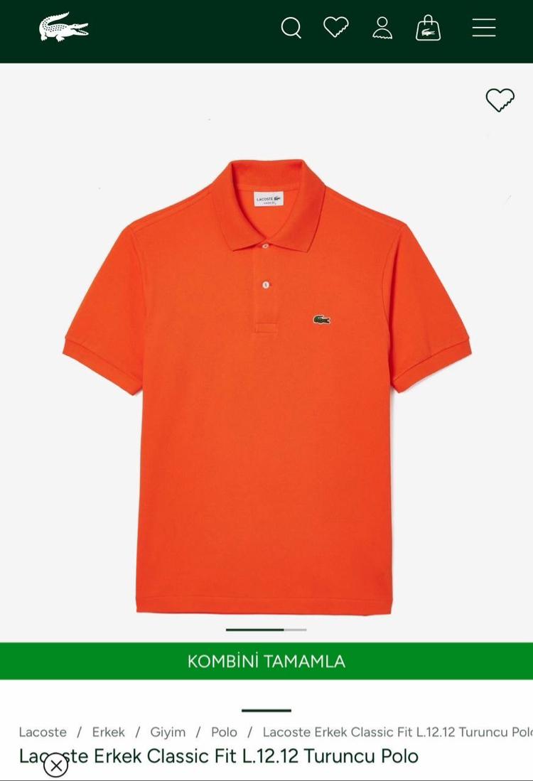 LCST Turuncu İthal Polo Yaka