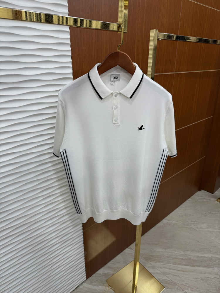 Beymen Club Çizgi Detaylı İthal Beyaz Tişört