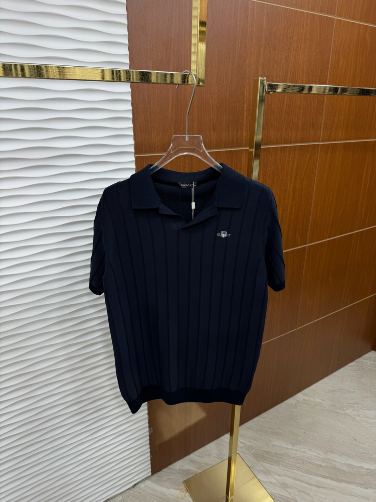 Gant Düz Çizgili İthal Triko Polo Yaka