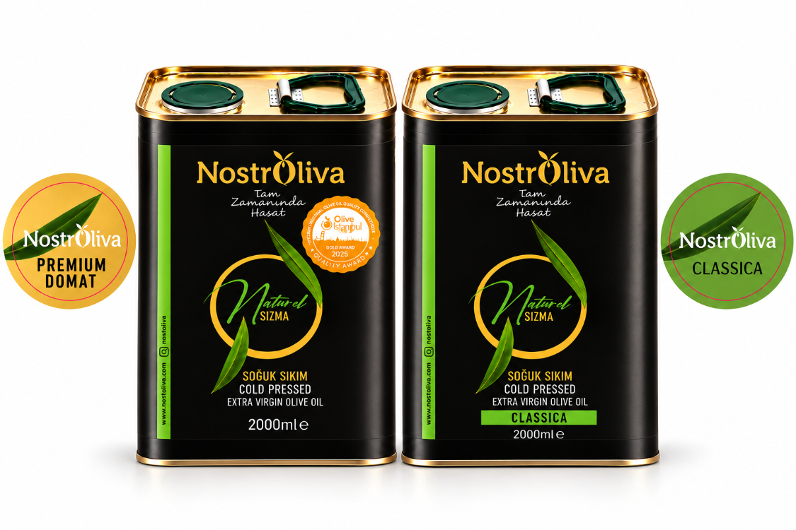Nostroliva Altın Ödüllü Premium Domat ve Classica 2lt.2li Fırsat Paketi S.K.T 11/2028