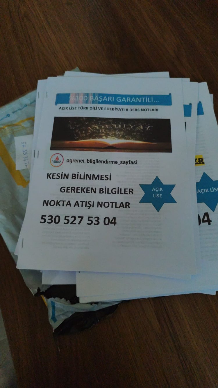 AÇIK ÖĞRETİM LİSE 4 DERS