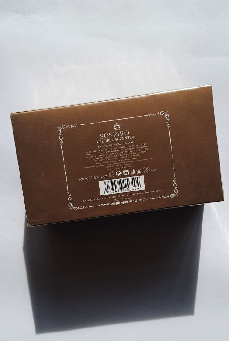 sospiro purple accento edp 100 ml 