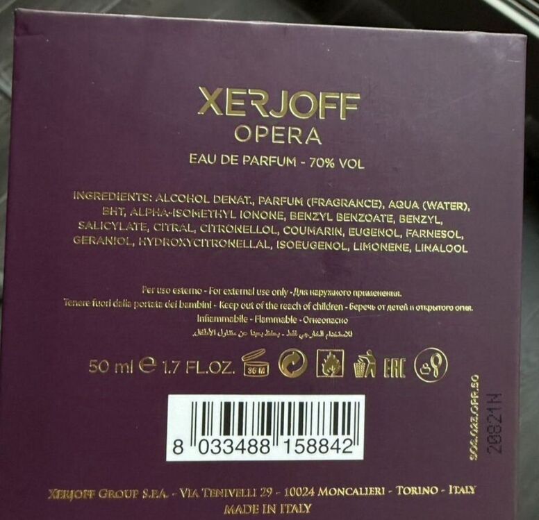 xerjoff v opera edp 10 ml 